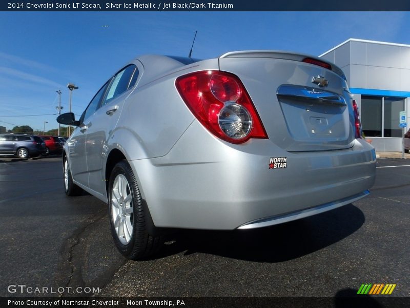 Silver Ice Metallic / Jet Black/Dark Titanium 2014 Chevrolet Sonic LT Sedan