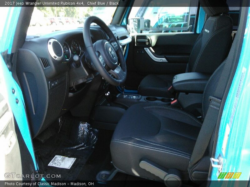Chief Blue / Black 2017 Jeep Wrangler Unlimited Rubicon 4x4