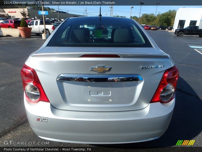 Silver Ice Metallic / Jet Black/Dark Titanium 2014 Chevrolet Sonic LT Sedan