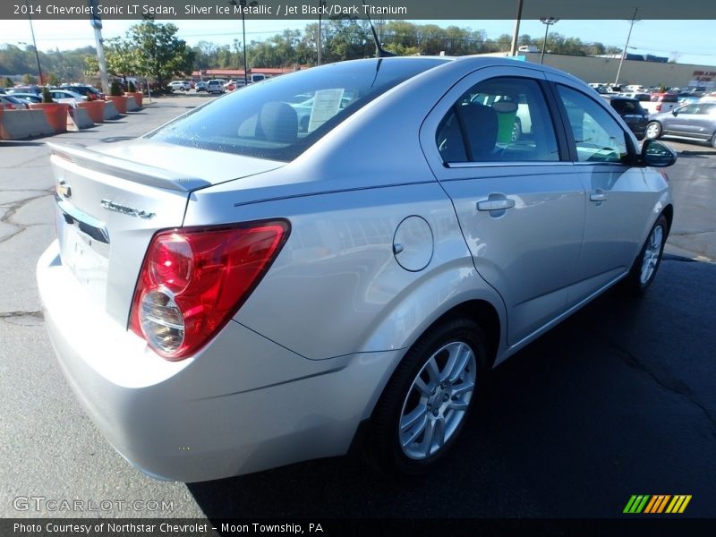Silver Ice Metallic / Jet Black/Dark Titanium 2014 Chevrolet Sonic LT Sedan
