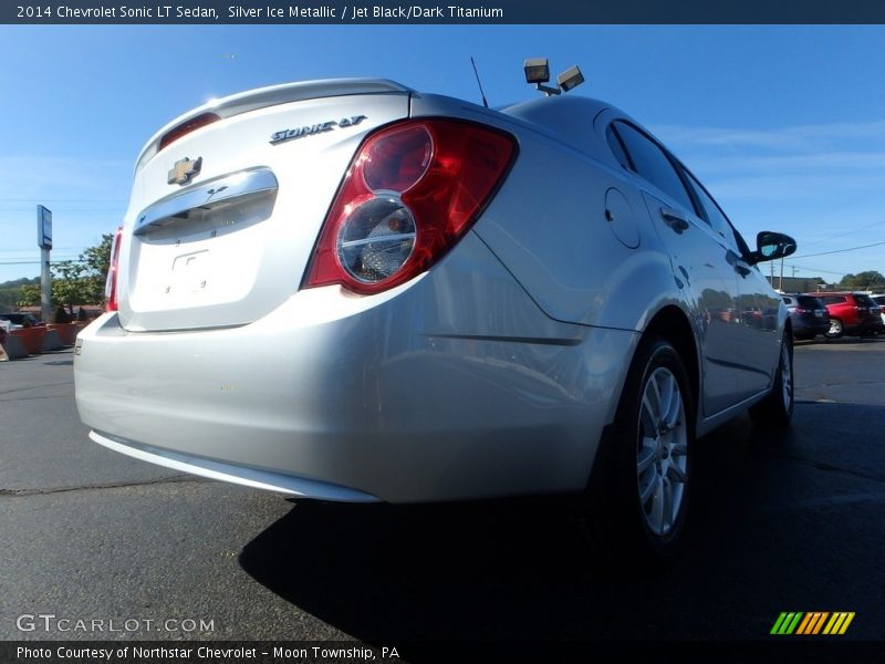 Silver Ice Metallic / Jet Black/Dark Titanium 2014 Chevrolet Sonic LT Sedan