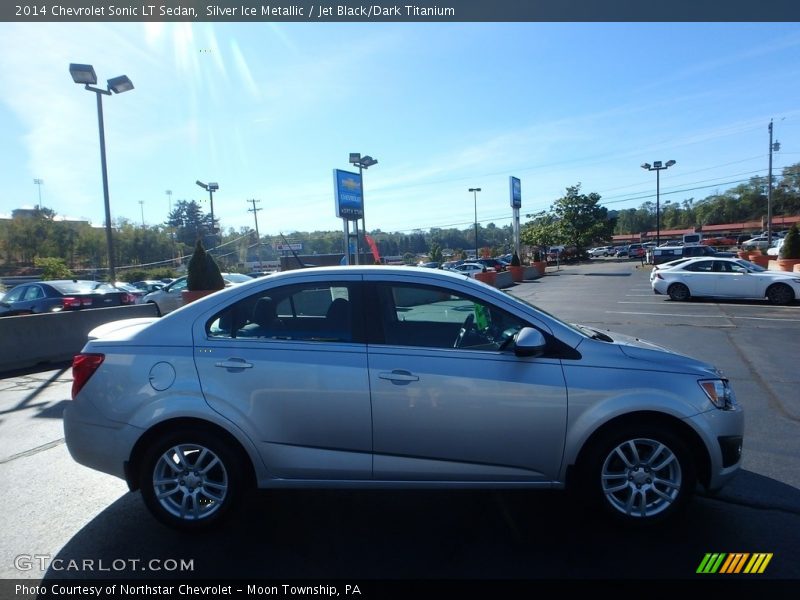 Silver Ice Metallic / Jet Black/Dark Titanium 2014 Chevrolet Sonic LT Sedan