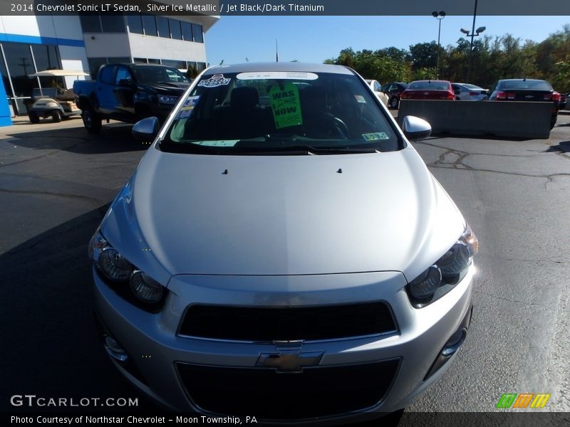 Silver Ice Metallic / Jet Black/Dark Titanium 2014 Chevrolet Sonic LT Sedan