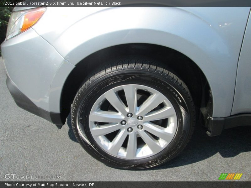 Ice Silver Metallic / Black 2013 Subaru Forester 2.5 X Premium