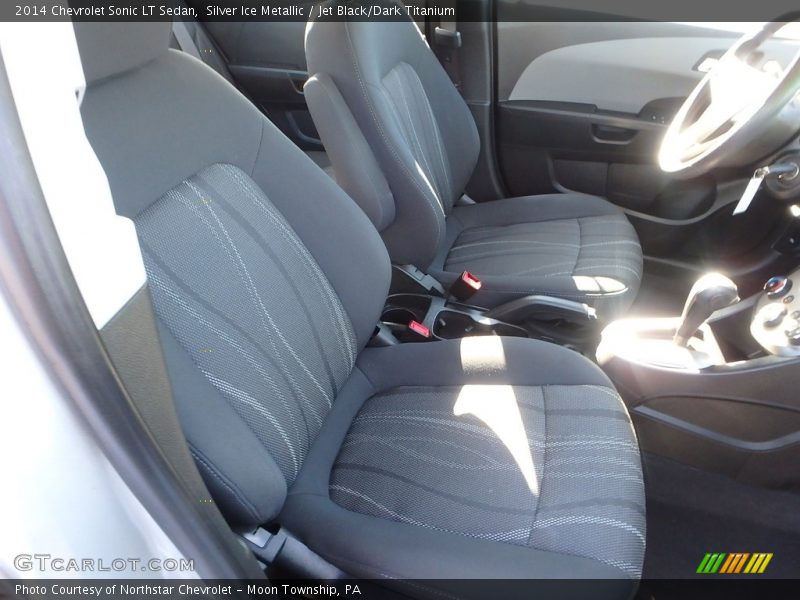 Silver Ice Metallic / Jet Black/Dark Titanium 2014 Chevrolet Sonic LT Sedan