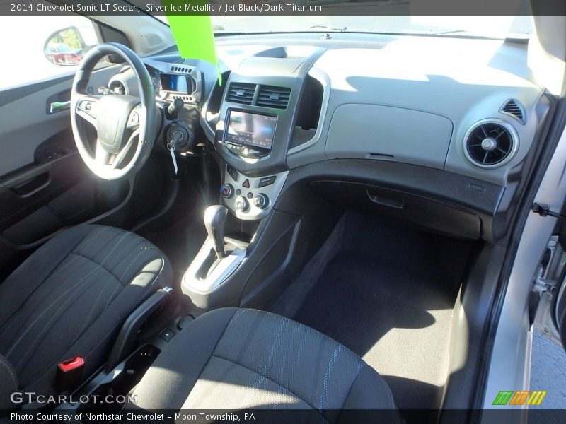 Silver Ice Metallic / Jet Black/Dark Titanium 2014 Chevrolet Sonic LT Sedan