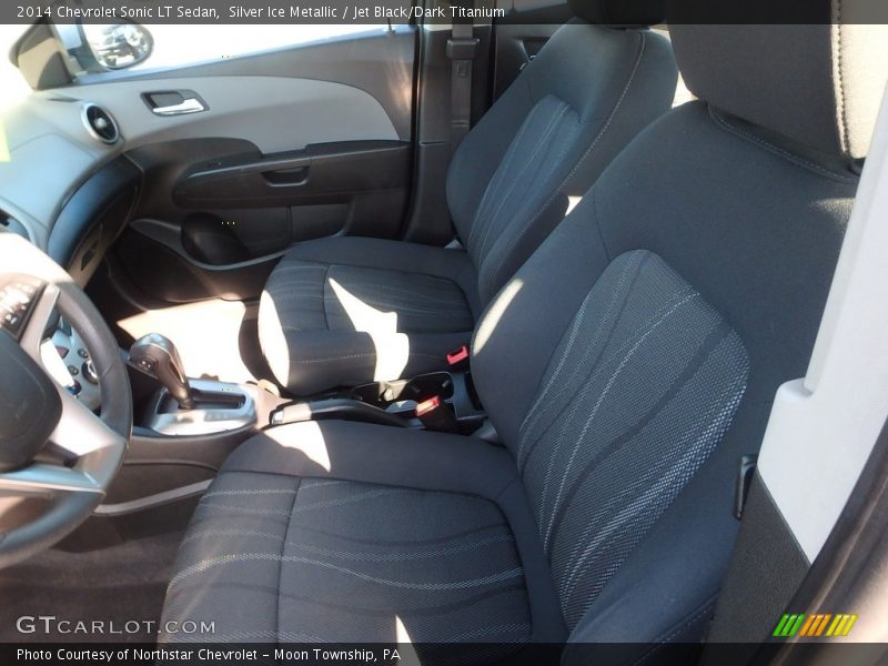 Silver Ice Metallic / Jet Black/Dark Titanium 2014 Chevrolet Sonic LT Sedan