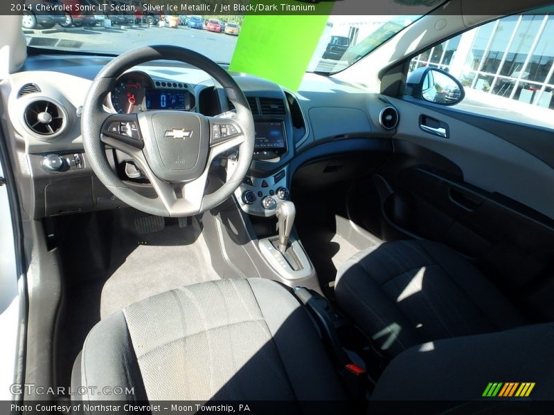 Silver Ice Metallic / Jet Black/Dark Titanium 2014 Chevrolet Sonic LT Sedan