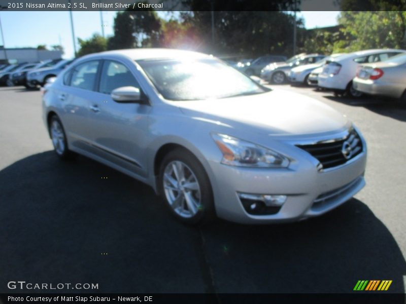 Brilliant Silver / Charcoal 2015 Nissan Altima 2.5 SL