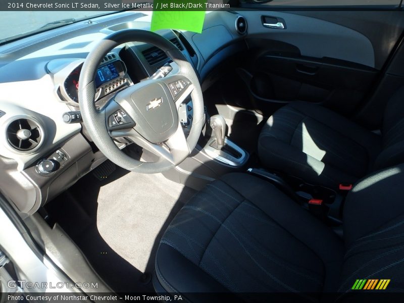 Silver Ice Metallic / Jet Black/Dark Titanium 2014 Chevrolet Sonic LT Sedan