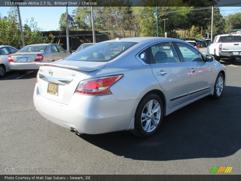 Brilliant Silver / Charcoal 2015 Nissan Altima 2.5 SL