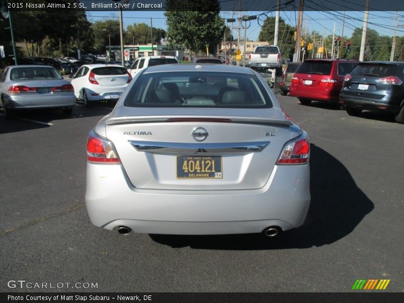 Brilliant Silver / Charcoal 2015 Nissan Altima 2.5 SL