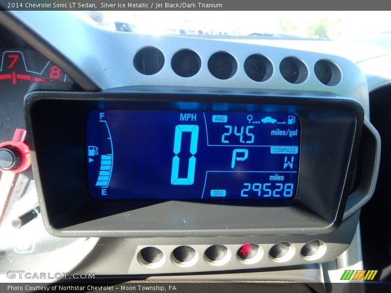 Silver Ice Metallic / Jet Black/Dark Titanium 2014 Chevrolet Sonic LT Sedan