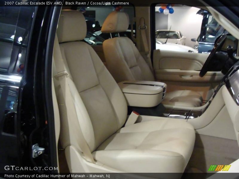 Black Raven / Cocoa/Light Cashmere 2007 Cadillac Escalade ESV AWD