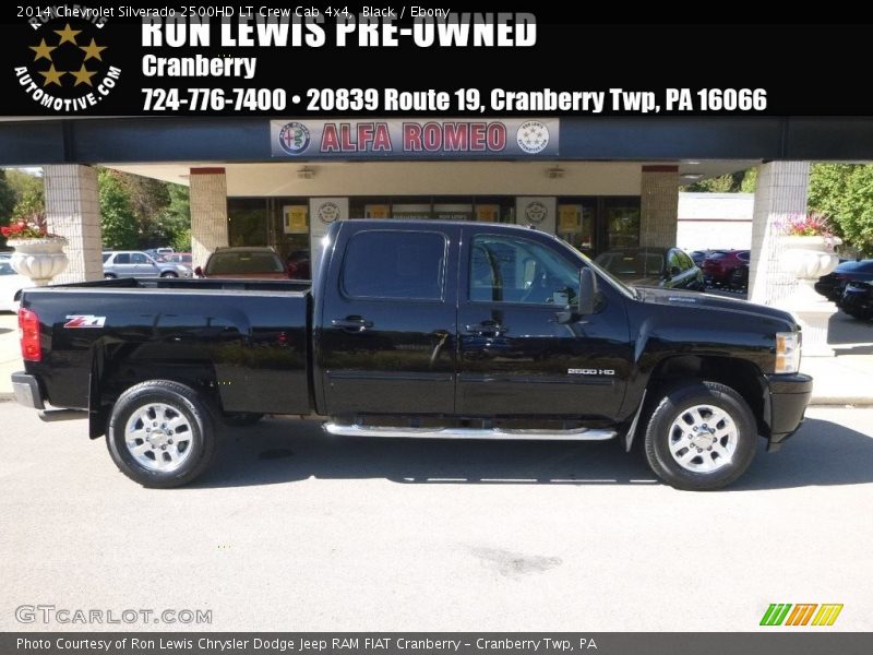 Black / Ebony 2014 Chevrolet Silverado 2500HD LT Crew Cab 4x4