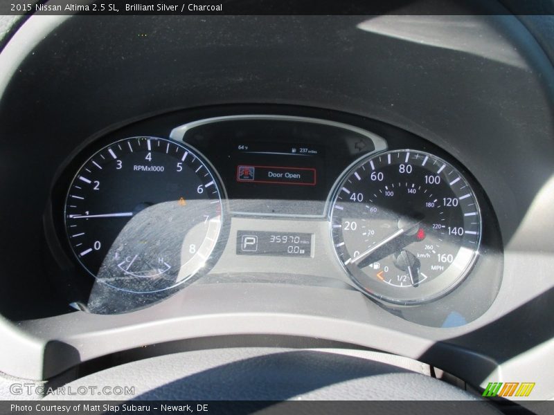 Brilliant Silver / Charcoal 2015 Nissan Altima 2.5 SL