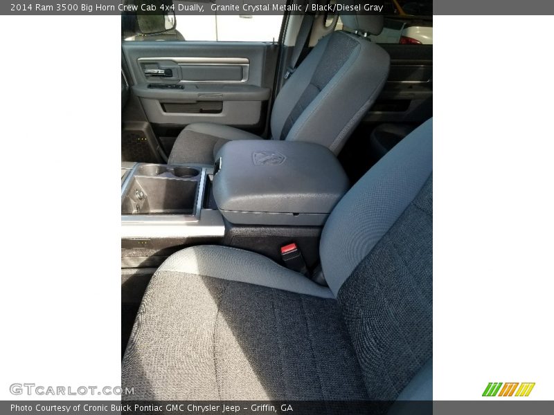 Granite Crystal Metallic / Black/Diesel Gray 2014 Ram 3500 Big Horn Crew Cab 4x4 Dually