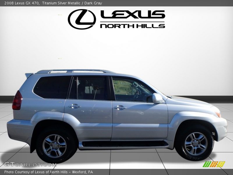 Titanium Silver Metallic / Dark Gray 2008 Lexus GX 470