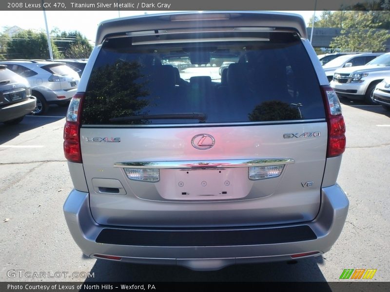 Titanium Silver Metallic / Dark Gray 2008 Lexus GX 470