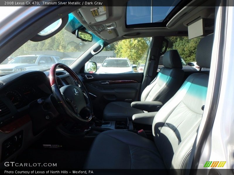 Titanium Silver Metallic / Dark Gray 2008 Lexus GX 470