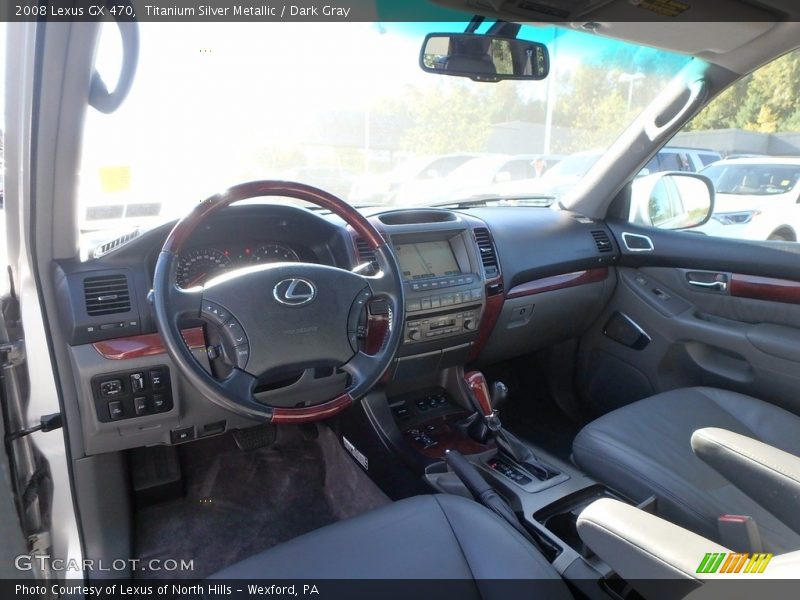 Titanium Silver Metallic / Dark Gray 2008 Lexus GX 470