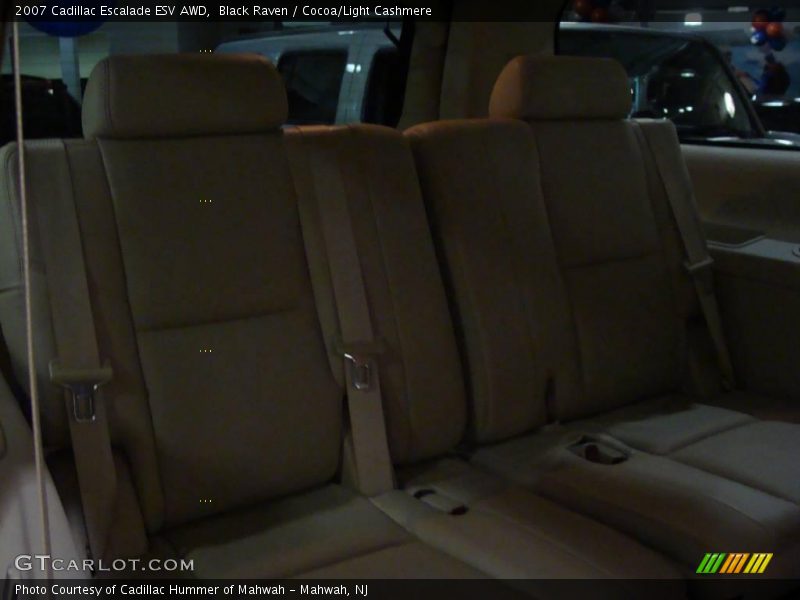 Black Raven / Cocoa/Light Cashmere 2007 Cadillac Escalade ESV AWD