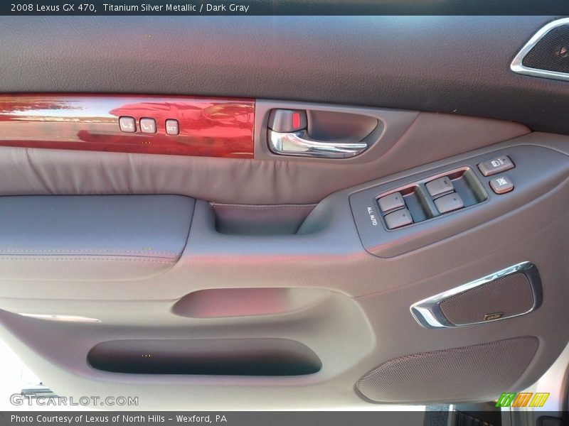 Titanium Silver Metallic / Dark Gray 2008 Lexus GX 470