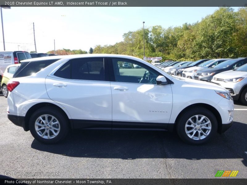 Iridescent Pearl Tricoat / Jet Black 2018 Chevrolet Equinox LT AWD