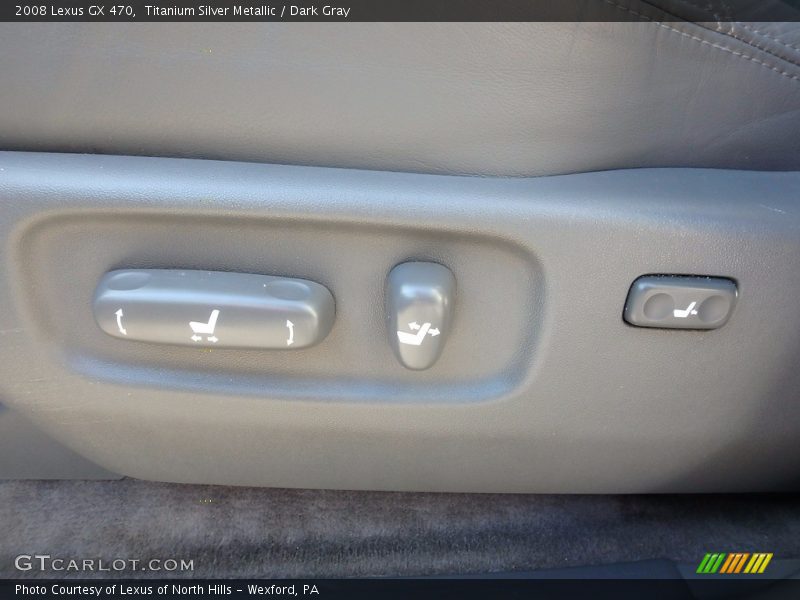 Titanium Silver Metallic / Dark Gray 2008 Lexus GX 470