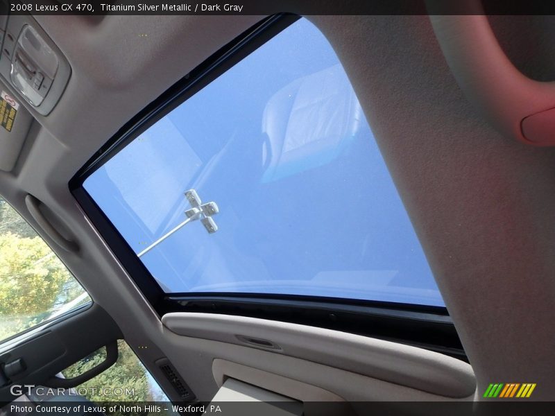 Titanium Silver Metallic / Dark Gray 2008 Lexus GX 470
