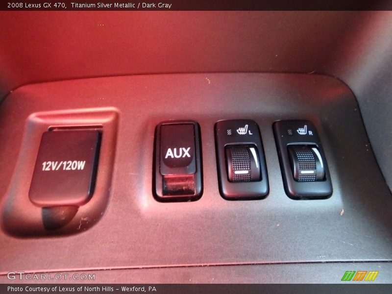 Titanium Silver Metallic / Dark Gray 2008 Lexus GX 470