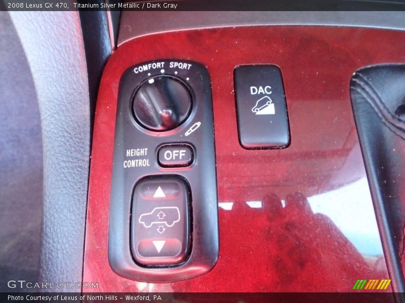Titanium Silver Metallic / Dark Gray 2008 Lexus GX 470