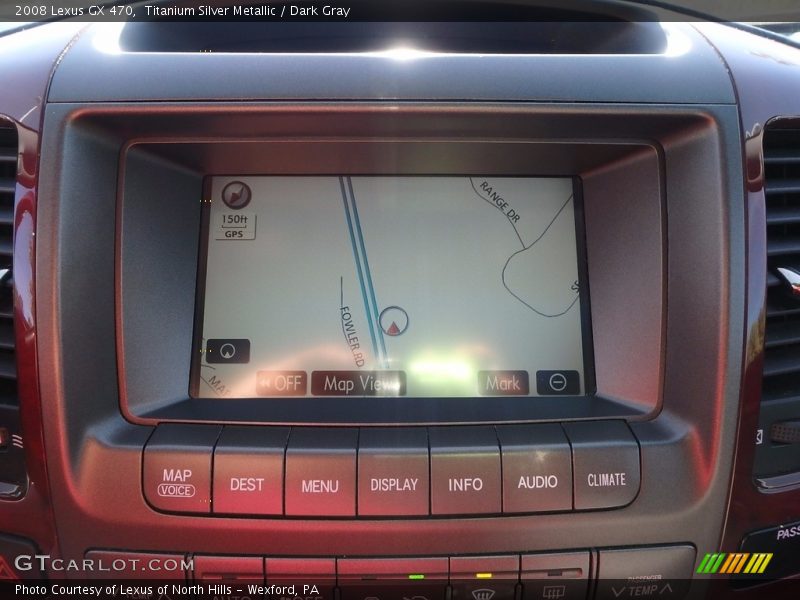 Titanium Silver Metallic / Dark Gray 2008 Lexus GX 470