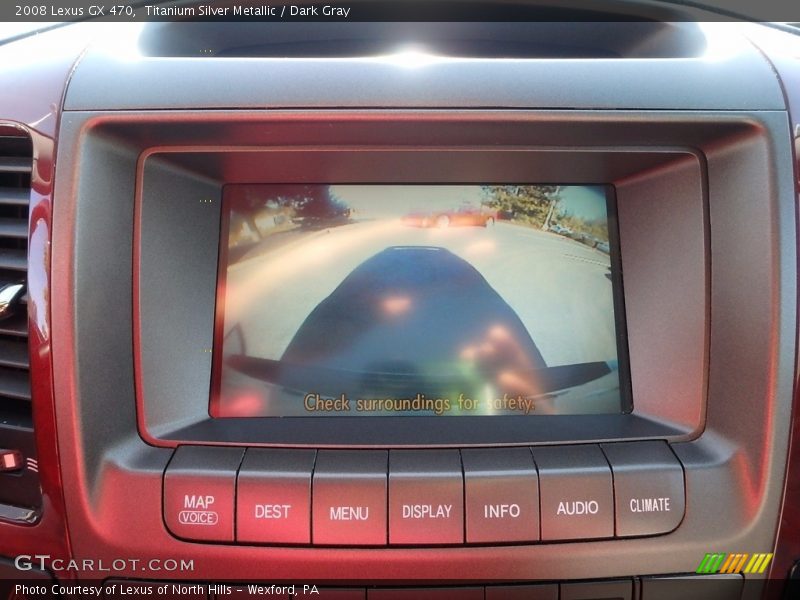 Titanium Silver Metallic / Dark Gray 2008 Lexus GX 470