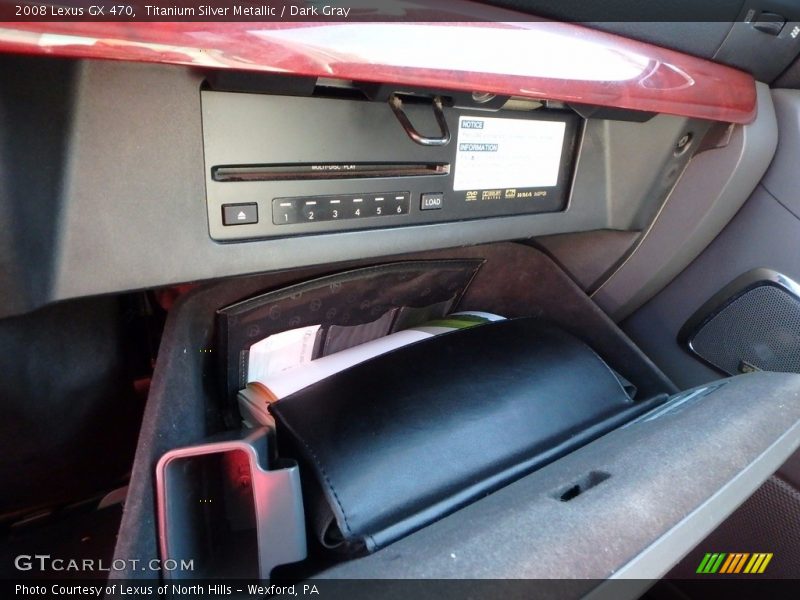 Titanium Silver Metallic / Dark Gray 2008 Lexus GX 470