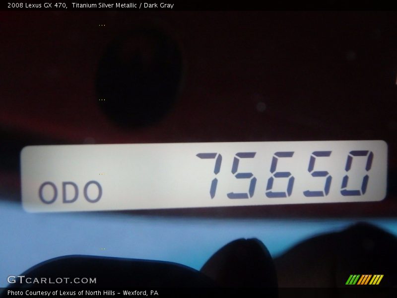 Titanium Silver Metallic / Dark Gray 2008 Lexus GX 470