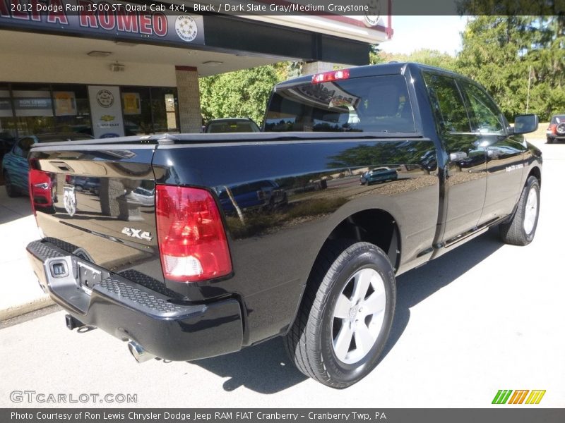 Black / Dark Slate Gray/Medium Graystone 2012 Dodge Ram 1500 ST Quad Cab 4x4