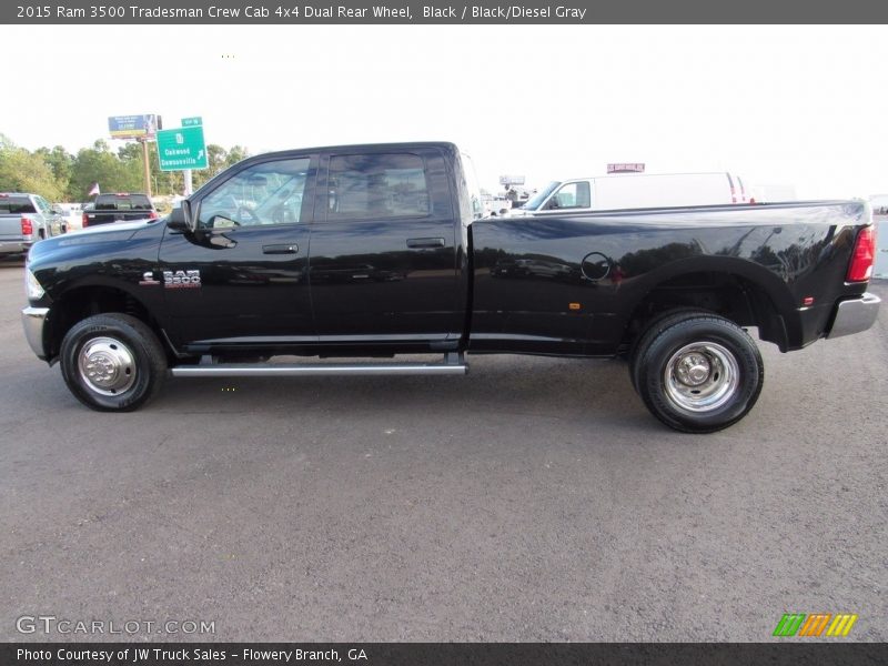 Black / Black/Diesel Gray 2015 Ram 3500 Tradesman Crew Cab 4x4 Dual Rear Wheel