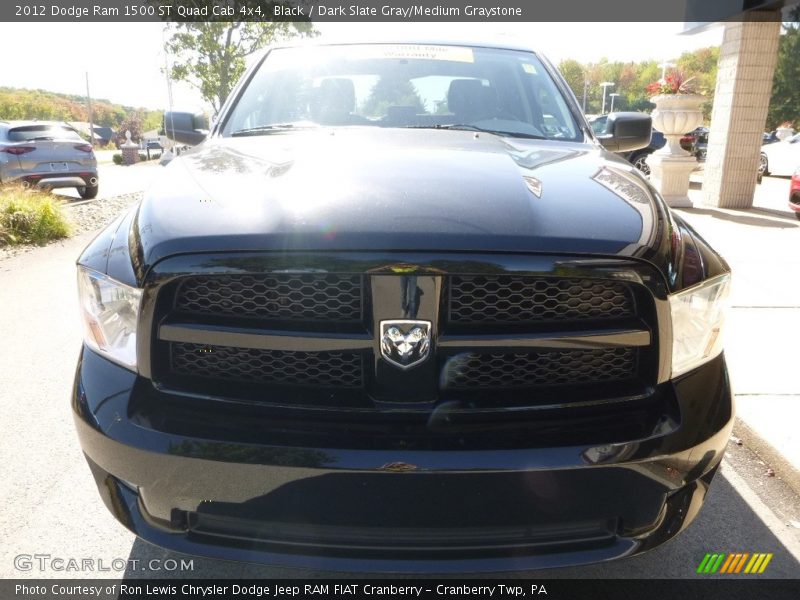Black / Dark Slate Gray/Medium Graystone 2012 Dodge Ram 1500 ST Quad Cab 4x4