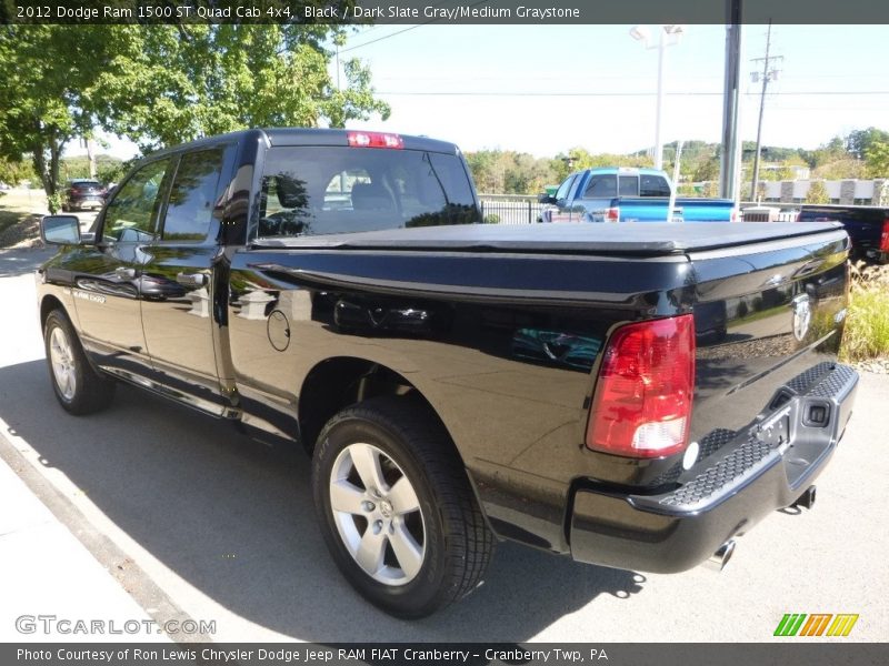 Black / Dark Slate Gray/Medium Graystone 2012 Dodge Ram 1500 ST Quad Cab 4x4