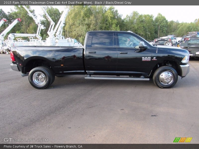 Black / Black/Diesel Gray 2015 Ram 3500 Tradesman Crew Cab 4x4 Dual Rear Wheel