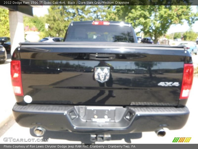 Black / Dark Slate Gray/Medium Graystone 2012 Dodge Ram 1500 ST Quad Cab 4x4
