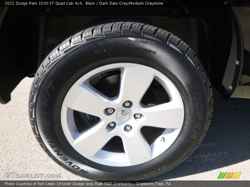 Black / Dark Slate Gray/Medium Graystone 2012 Dodge Ram 1500 ST Quad Cab 4x4