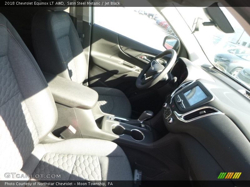 Satin Steel Metallic / Jet Black 2018 Chevrolet Equinox LT AWD