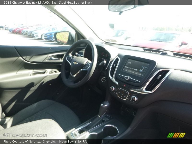 Satin Steel Metallic / Jet Black 2018 Chevrolet Equinox LT AWD
