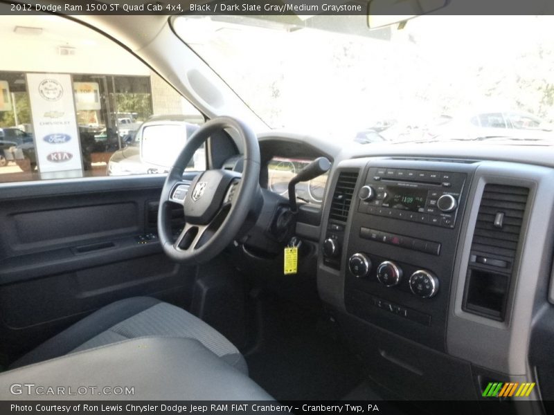 Black / Dark Slate Gray/Medium Graystone 2012 Dodge Ram 1500 ST Quad Cab 4x4