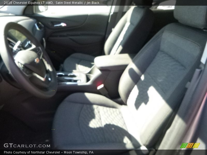 Satin Steel Metallic / Jet Black 2018 Chevrolet Equinox LT AWD