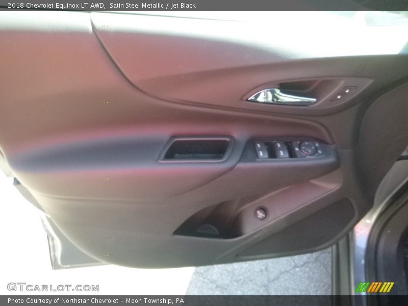 Satin Steel Metallic / Jet Black 2018 Chevrolet Equinox LT AWD