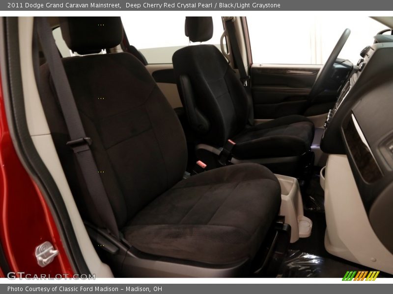 Deep Cherry Red Crystal Pearl / Black/Light Graystone 2011 Dodge Grand Caravan Mainstreet