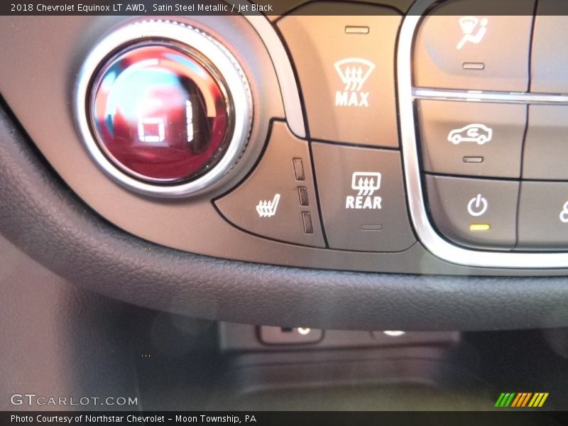 Satin Steel Metallic / Jet Black 2018 Chevrolet Equinox LT AWD